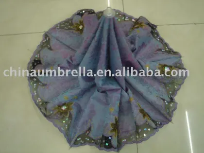 Embroidery umbrella with craft design