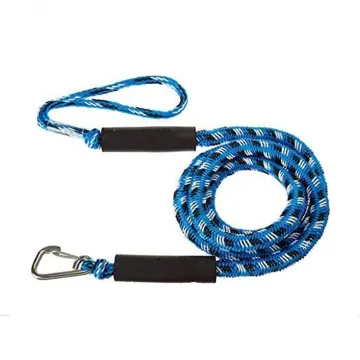 Elastic Bungee Line with Stainless Snap Hook for Anchoring