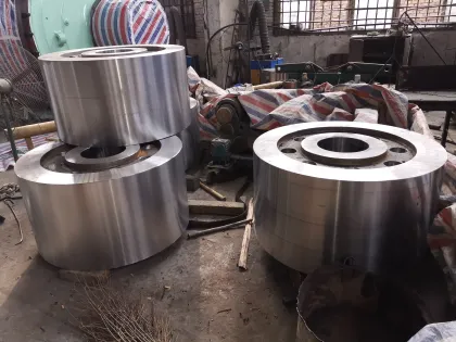 Cement Plant Rotary Kiln Support Roller with Mounted Bearings