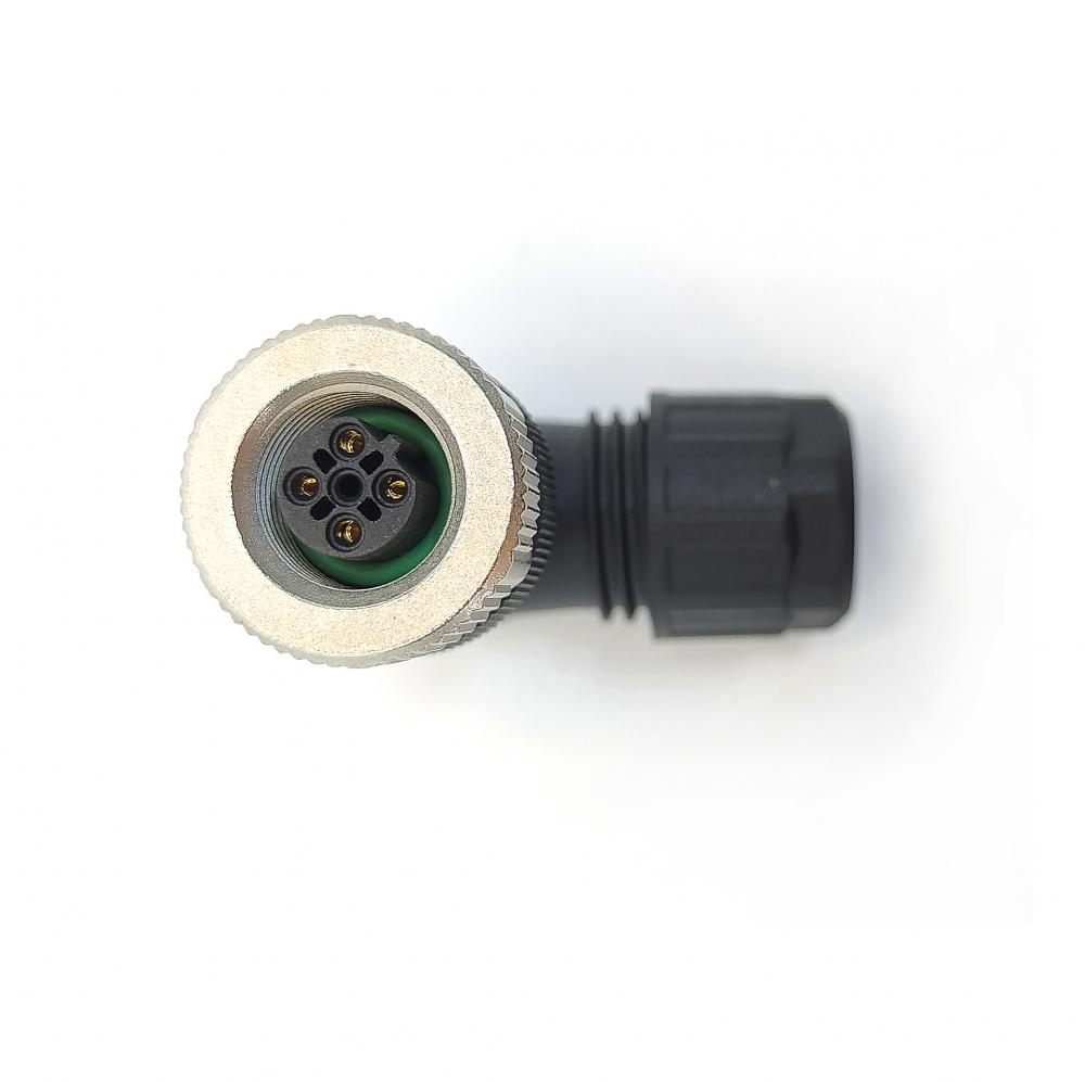 M12 round plug connector