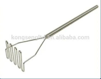 One Piece Stainless Steel Manual Potato Masher