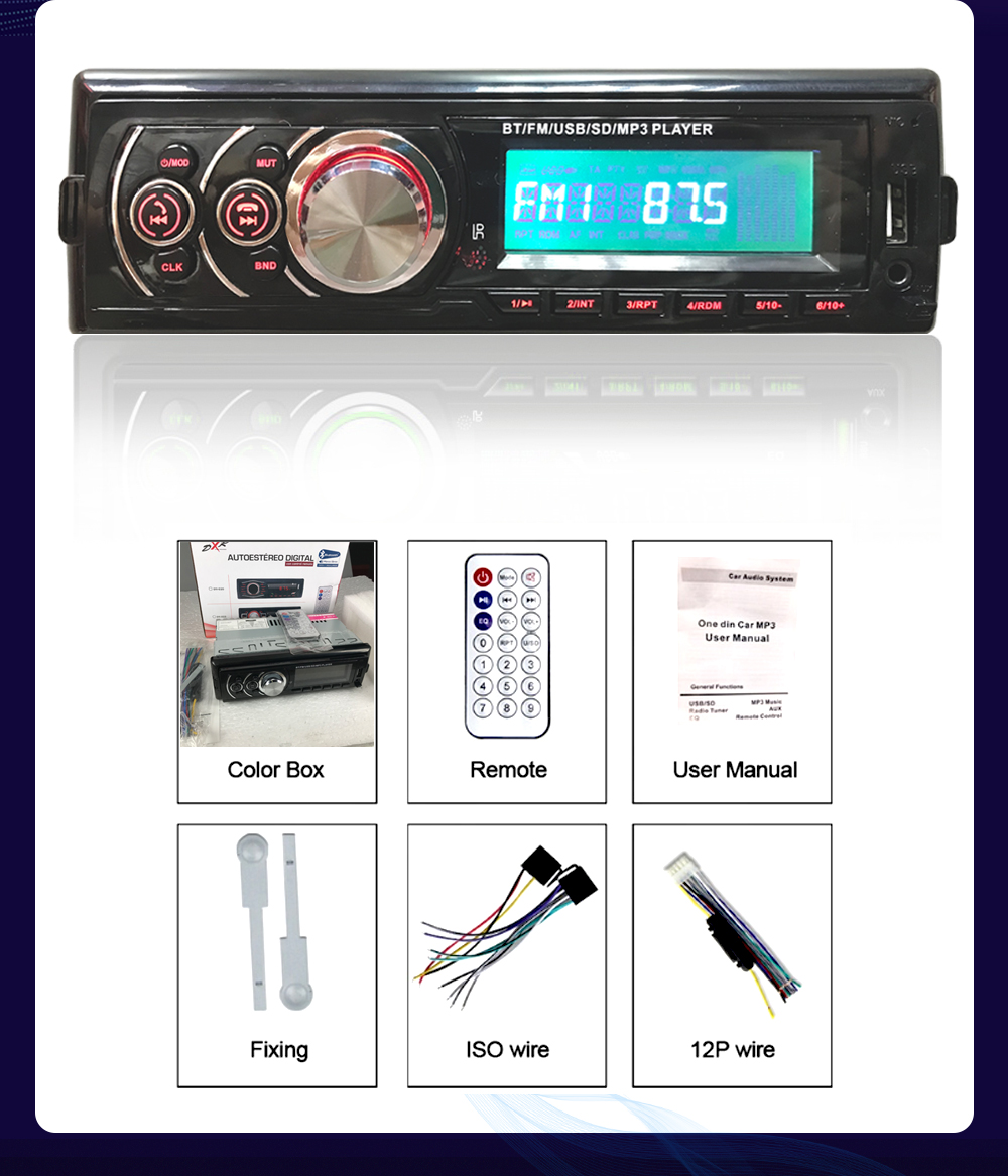 Touch screen car MP3 player