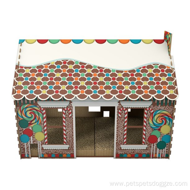 Cat Cat Scratching Gingerbread Playhouse