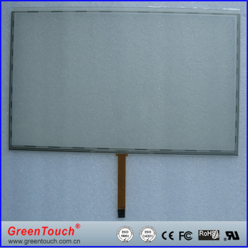 5 Wire Resistive Touch overlay screen , 23''resistive touch screen panel for home automation