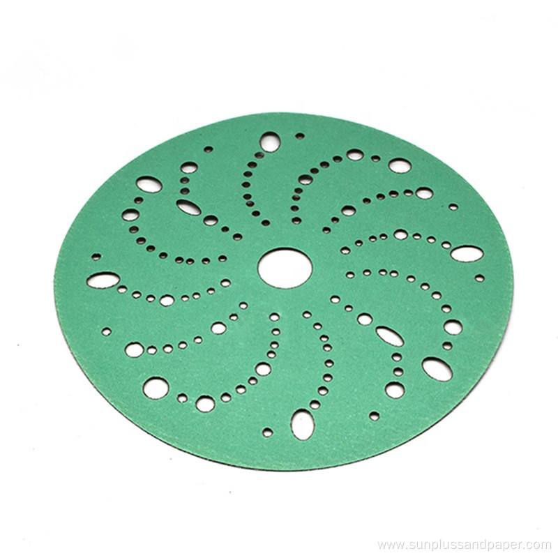 Multi-Holes Sandpaper Green PET Film Sand Paper