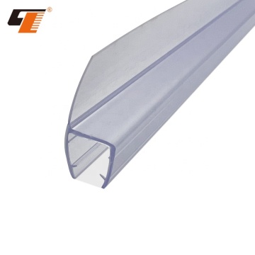 High Quality PVC Frameless Sliding Door Accessories: H-Type Waterproof Rubber Strip & Plastic Sealing Strip