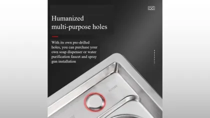 Stainless Steel Double Sink Dishwasher