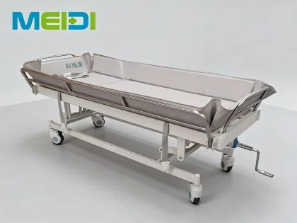 Movable Medical Shower Bed Hospital Bathing Assistance Bed