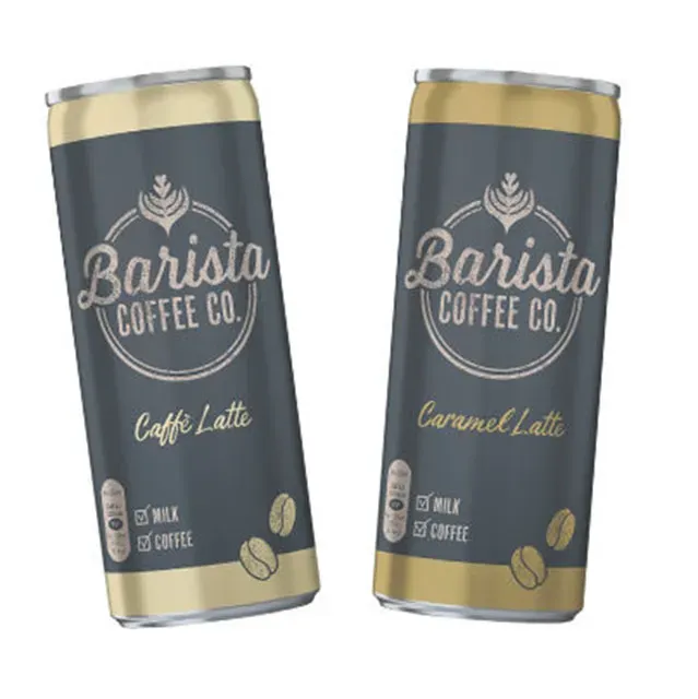 250ml Private Label Juice Manufacturer Canned Slim Coffee Drink Iced Milk Coffee Drink