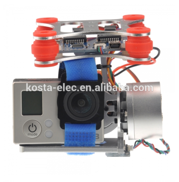 Brushless gimbal camera mount with motor&controller