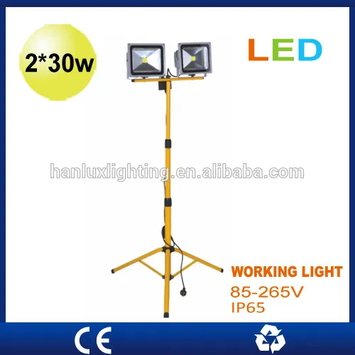 outdoor use cheaper COB super bright high quality With bracket 2*30W LED flood light