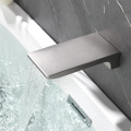 Brushed Nickel Waterfall Tub Spout