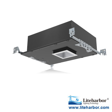 12W Downlight / Adjustable / Wall Wash 3.5 Inch COB LED Square Shallow Recessed Downlight Kits