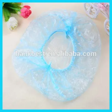 Hotel supplies clear disposable PE Bathing cap
