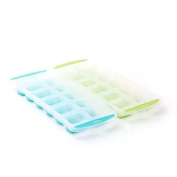 Easy-Release TPR & Flexible 12-Square Ice Cube Tray
