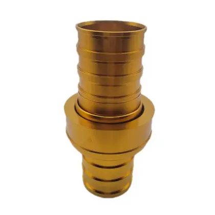 Custom CNC golden anodized parts