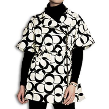 Women's Topcoat/Blouse with Short Sleeves, OEM Orders are Welcome