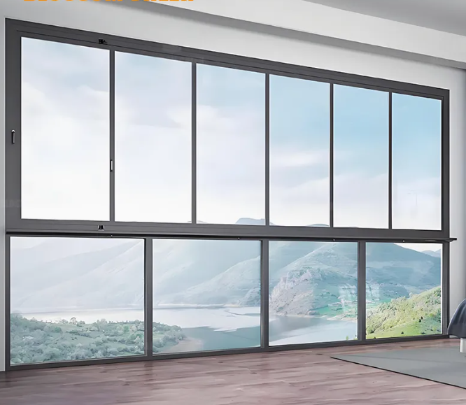Aluminum sliding windows