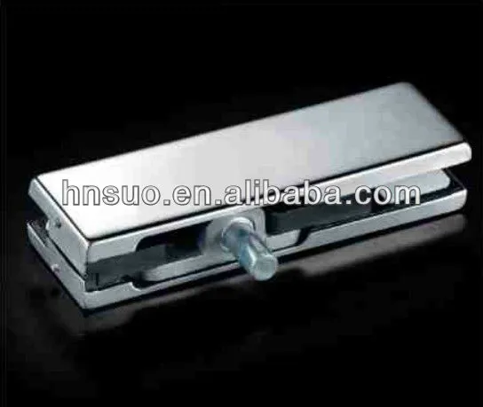 silver like mirror & sanding glass door lock clamp