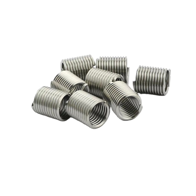 M3*0.5-2.5D Standard Coils Thread Insert Fasteners Steel Stainless Steel Aluminum Plastic Custom Size Screws Metric Carton