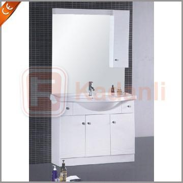 MDF bathroom cabinet in bathroom