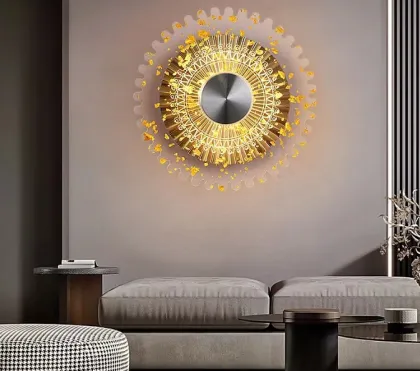 Lumind Lighting: Fashionable Glass Bedroom Wall Lamps for Indoor Decor