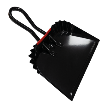 High-Quality 17-inch Heavy-Duty Silver Aluminum Metal Dust Pan for Efficient Indoor/Outdoor Cleaning