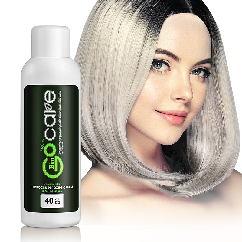 Gocare Private Label Peroxide Hydrogen Oxidant Cream Professional Hair Developer With Argan Oil