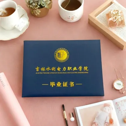 Customized Folder for Graduation Documents at Jilin College
