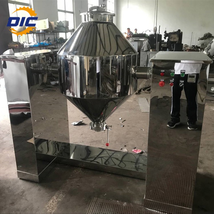 stainless steel chemical machinery double con mixer machine