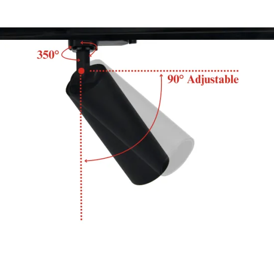 GU10 220V Ceiling Spot LED Track Light - 10W Adjustable Aluminum Lamp