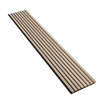 Sample Link Akupanel Ceiling Sound Absorbing Wood and PET Acoustic Slat Wall Panels for Stadium