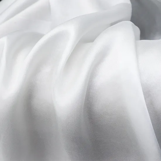 16mm 90cm silk twill white scarf fashion fabric