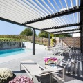 Outdoor Deluxe Louvered Pergola