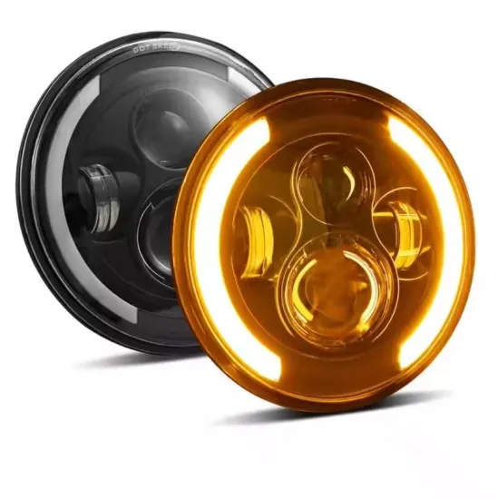 2024 Car LED Light Accessories for Jeep Wrangler JK JL - 7 Inch Headlights, Angel Eyes, Motorcycle, and Offroad LED Lights