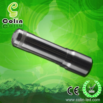3w/5w 3xAAA Cree Q5 200 lumens stainless steel aluminium ag3 led flashlight on/off switch 3*AAA battery CE&ROHS