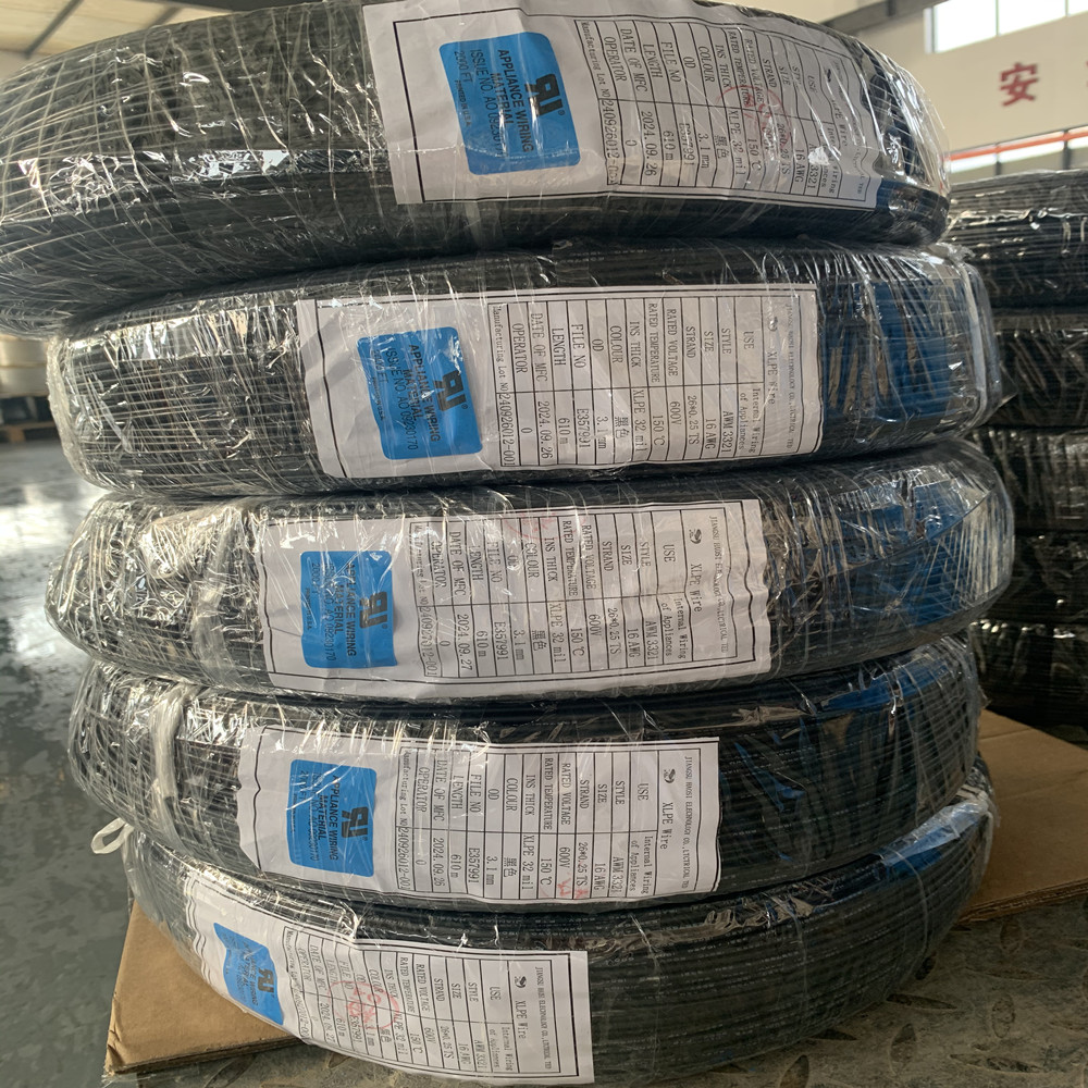 XLPE WIRE UL3321 16# BLACK
