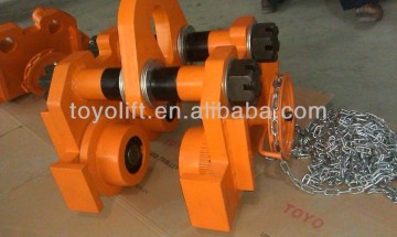 20 ton geared trolley without chains