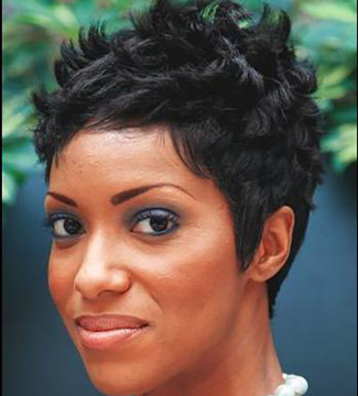 The Most Popular Short Pixie Cut Wig Synthetic Black Natural Wave Wigs For Black Women Heat Resistant Fiber
