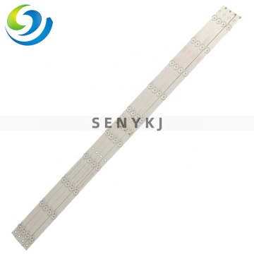 855mm 3V Blacklight untuk Hitachi LED43D7200I LE43A509 LB43006 LB-C430F14-E1-L-G1-Se1/2 SVJ430A07 SVJ430A07-REV08-10LED