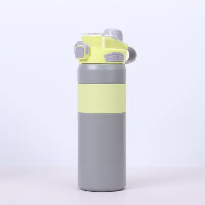 One-Click Elastic Cover Thermos Cup