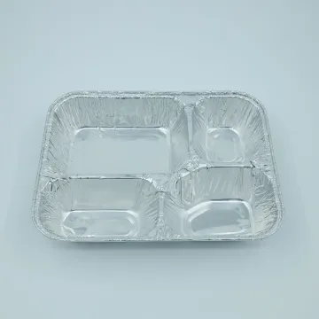 4 Compartment Disposable Food Lunch Box Container