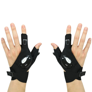 Hot Sale Portable LED Gloves for Outdoor Fishing and Lighting