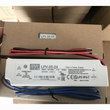 24V 36W 35W 1.5A IP67 Αδιάβροχη τροφοδοσία ρεύματος για λωρίδες LED - Meanwell Driver