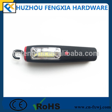 FX13038 Professional COB LED Work Light Flashlight with Hanging Hook