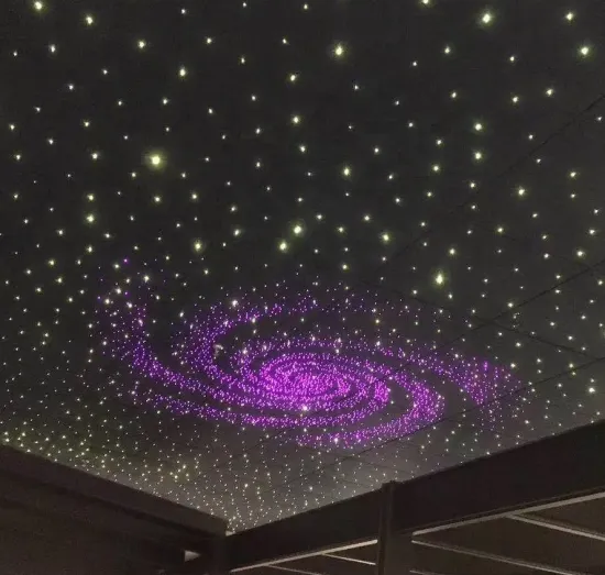 Color Changing Fiber Optic Star Ceiling Light RGB Panels