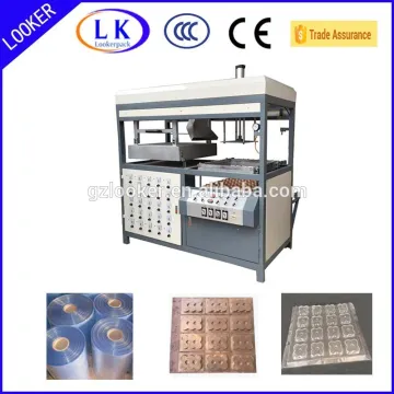 PET and PVC vacuum forming machine