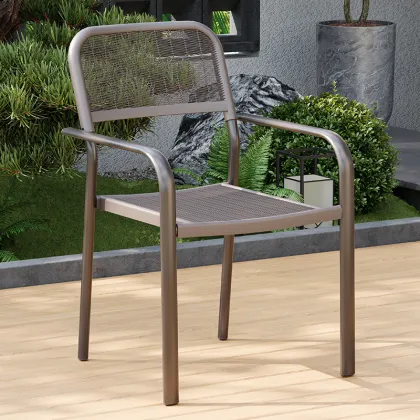 Patio Outdoor Dinning Chair Balcony Waterproof