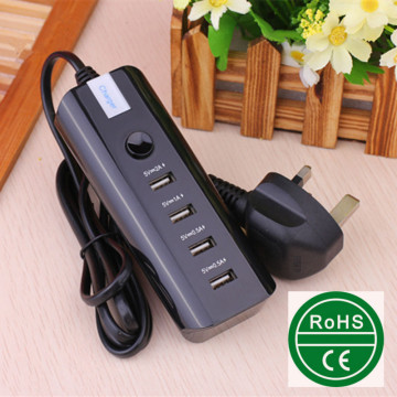 Beautiful Design flat electrical extension cord usb port power strip