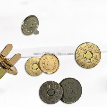 18 x 2mm Ultrathin Metal Full Covered Magnetic Button Clasp